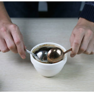 Tazón de Degustación de Café Estándar <span class=keywords><strong>SCA</strong></span> con Cuchara de Acero Inoxidable, Juego de Tazones de Cerámica para Degustación de Café, Accesorios para Baristas - Product Image 5