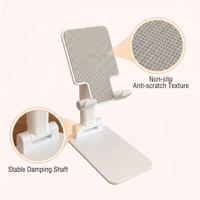 Nouveau support de téléphone portable en ABS, anti-vibration, pour diffusion en direct, support de tablette réglable en hauteur, pliable pour bureau
