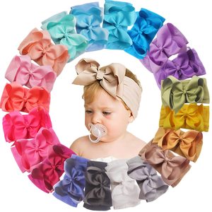 <span class=keywords><strong>Diademas</strong></span> de 6 pulgadas <span class=keywords><strong>con</strong></span> lazo grande <span class=keywords><strong>para</strong></span> bebés y niñas, cintas elásticas de nailon <span class=keywords><strong>para</strong></span> el pelo, turbante, accesorios <span class=keywords><strong>para</strong></span> el cabello <span class=keywords><strong>para</strong></span> recién nacidos - Product Image 1