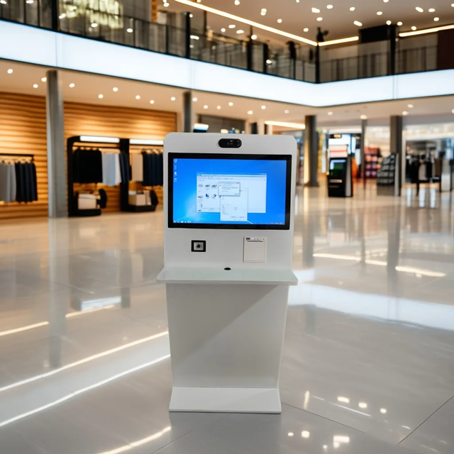 27 Inch Smart Indoor Wireless Queue Calling System with SDK for Self-service Solutions in Bank Hospital Food Cinema Kiosk