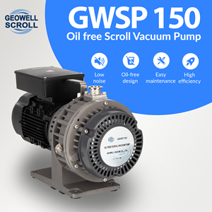 Resmi hakiki baskı 144L/min hava soğutma temiz kuru pompa düşük bakım lab/donmalı kurutucu/endüstriyel yağ ücretsiz vakum pompası - Product Image 5