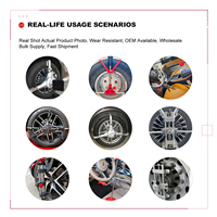 Kit de table tournante pour alignement de roues automobiles, tables tournantes en fonte lourde, plaques antidérapantes, blocs triangulaires pour équipement d'atelier de réparation