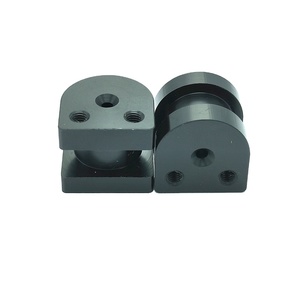 Soporte de Montaje Negro de Alta Precisión Mecanizado por CNC Personalizado, Tuercas No Estándar, Tira de Bronce, Acero Inoxidable, Alambre de Acero, Electroerosión por Hilo - Product Image 3