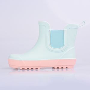 <span class=keywords><strong>Botas</strong></span> <span class=keywords><strong>de</strong></span> Lluvia <span class=keywords><strong>para</strong></span> Niña, Color Rosa-Azul, Parte Superior <span class=keywords><strong>de</strong></span> PVC, Entresuela <span class=keywords><strong>de</strong></span> EVA, Antideslizantes, Impermeables, Ligeras, Cómodas, <span class=keywords><strong>de</strong></span> Caña Baja - Product Image 3