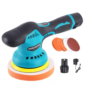 Pulidora de Autos Inalámbrica DA de 380W con Motor de Escobillas 775 |   Pulidora Orbital de 9 mm, Disco de 125 mm, 8 Velocidades, 2800-5500 RPM, para Detallado Automotriz - Product Image 2