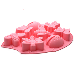 Moldes <span class=keywords><strong>de</strong></span> silicona <span class=keywords><strong>de</strong></span> múltiples formas divertidos en forma <span class=keywords><strong>de</strong></span> libélula <span class=keywords><strong>de</strong></span> abeja mariposa <span class=keywords><strong>de</strong></span> calidad alimentaria para pastel <span class=keywords><strong>de</strong></span> microondas - Product Image 5