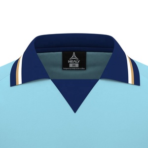 HEALY Retro jaren 90 Streetwear Oversized Voetbalshirt Hoge Kwaliteit Custom Print Polokraag 100% Polyester Voetbaltenue Heren - Product Image 3