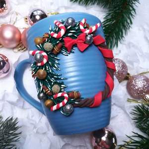 2022 Santa deer dress up boy tazze da caffè in ceramica polimerica - Product Image 3