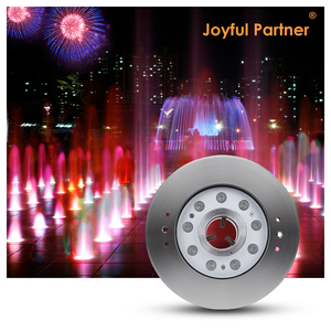 Luz LED RGBW de Alta Potencia 36W para Fuentes, Acero Inoxidable, IP68 Impermeable, 24V DC, Foco Sumergible con Orificio <span class=keywords><strong>Central</strong></span> para Estanques - Product Image 1