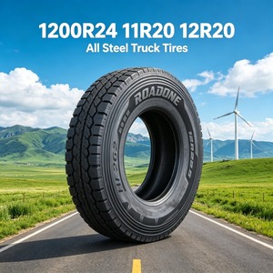 ยางรถบรรทุกแบบกำหนดโลโก้เองได้ 16PR 1200R24 11R20 12R20 รับน้ำหนักได้สูง สำหรับผู้ประกอบการขนส่งอุปกรณ์หนัก - Product Image 1