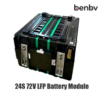 Baterai LiFePO4 BYD Blade Cell 76.8V 135Ah 10368Wh 24S BMS untuk Konversi Sepeda Motor Listrik, E-Bike, ATV, dan Kendaraan Trek