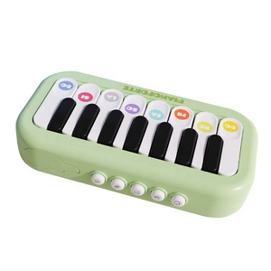 Simulation personnalisée des Lumières Dessin Animé <span class=keywords><strong>Piano</strong></span> Clavier Clé Jouets pour Enfants Musique Multifonctionnelle Mini Poches <span class=keywords><strong>Piano</strong></span> Électronique - Product Image 1