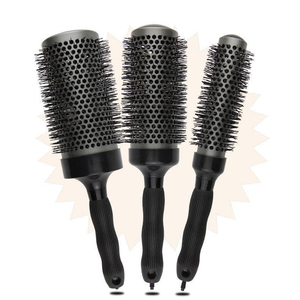 Peine <span class=keywords><strong>de</strong></span> cerámica para salón, venta al por mayor, barril <span class=keywords><strong>de</strong></span> aire extra largo, resistente al calor, cepillo alisador <span class=keywords><strong>de</strong></span> <span class=keywords><strong>pelo</strong></span> <span class=keywords><strong>de</strong></span> iones negativos - Product Image 6