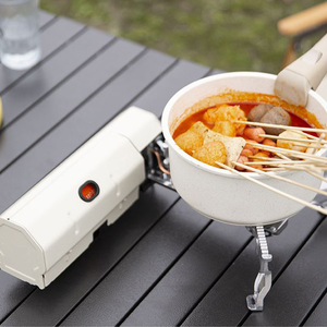 Réchaud pliant de <span class=keywords><strong>camping</strong></span>, brûleur <span class=keywords><strong>à</strong></span> <span class=keywords><strong>gaz</strong></span>, barbecue, cuisson en extérieur et en intérieur, <span class=keywords><strong>mini</strong></span> réchaud <span class=keywords><strong>à</strong></span> <span class=keywords><strong>gaz</strong></span> portable au butane avec <span class=keywords><strong>four</strong></span> - Product Image 2