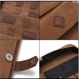Estuche de Cuero PU de Alta Gama para Tijeras de Peluquería, Color Marrón, para Estilistas - Product Image 5