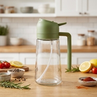 Pot Minyak Kaca Dapur Rumah Tangga Terbuat dari Kaca Tebal Bebas Timbal, dengan Desain Kreatif untuk Kategori Botol dan Stoples Dapur.