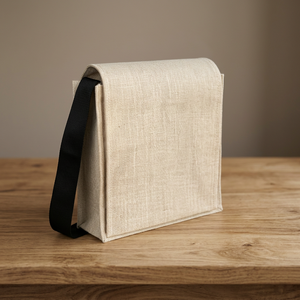 Bolso Bandolera de Lona para Mujer, Color Sólido, Correa de Hombro, Cierre de Solapa, Diseño Minimalista y Duradero, para Uso Diario en Todas las Estaciones - Product Image 4