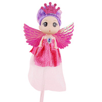 Nouveau Flash fée baguette magique jouet LED éclairage fleur lumineuse poupée pour enfants baguette magique nouveau dessin animé