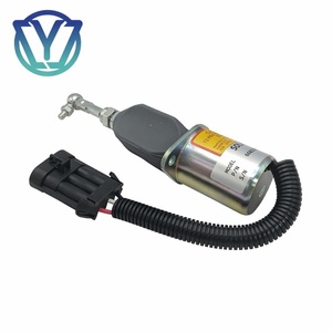 6681513 6667993 6662993 6577503 6681512 6690563 Électrovanne d'extinction de haute qualité 12V pour pièces d'excavatrice à moteur S150 S160K - Product Image 1