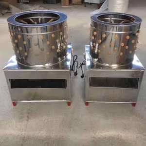 Equipo de matanza de aves de corral Máquina de eliminación de plumas de pollo y pato con <span class=keywords><strong>dedos</strong></span> de goma para desplumar Máquina desplumadora de escaldado - Product Image 5