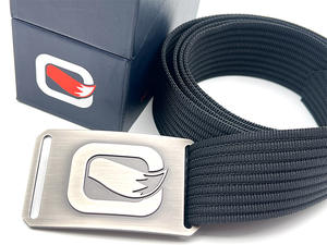 Cinturón Táctico de Tela para <span class=keywords><strong>Hombre</strong></span> con Logotipo Personalizado y Hebilla de Aleación, Estilo Casual para Exteriores - Product Image 1