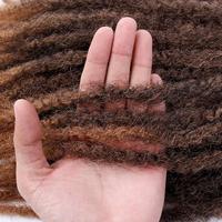 Cheveux Torsadés Afro Crépu Bouclé pour Tresses Douces, Cheveux Marley Twist Synthétiques Tricolores AfroTwist pour Crochets et Tresses pour Femme
