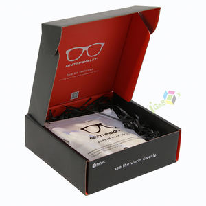 免费样品批发折叠瓦楞纸箱定制印刷彩色包装纸板箱邮件发货带定制标志 - Product Image 4