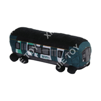 Jouet en peluche en coton PP en forme de bus, personnalisable, très vendu