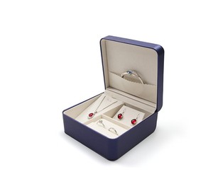 Étui de voyage pour bijoux, organiseur de bijoux en cuir de luxe, grand étui à bijoux pour femmes - Product Image 5