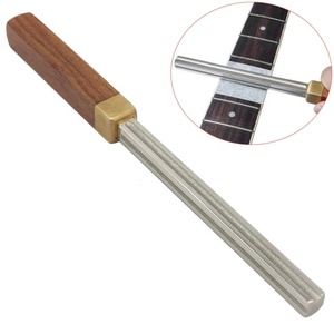 Lime à couronne de frettes de <span class=keywords><strong>guitare</strong></span> portable avec manche en bois, 1mm 2mm 3mm 4mm, outil de <span class=keywords><strong>luthier</strong></span> pour réparation et polissage - Product Image 1