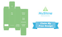 MuShine Customize Beauty Cosmetic Makeup Makeup Maquillaje Boîtes en papier pour gloss à lèvres Emballage esthétique pour la vente en gros de cosmétiques