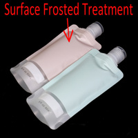 Articles de toilette de voyage pour les mains maquillage cosmétique liquide emballage en plastique mat sacs de poche transparents avec bec verseur