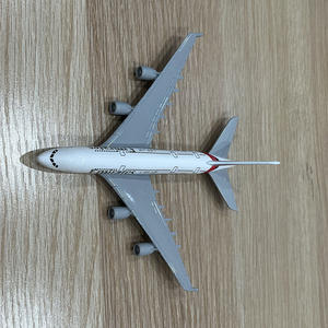 16cm 1/400 schaal Emirates Airlines Airbus A380 gegoten metalen vliegtuigmodel met standaard - Product Image 4