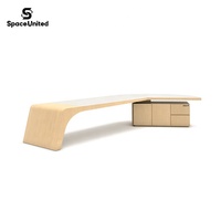 Bureau de direction moderne en bois massif de luxe SpaceUnited