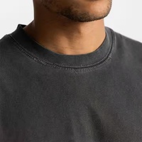 Camiseta sin mangas de algodón transpirable de alta calidad para correr, chaleco deportivo con bordado 3D, estilo vintage lavado, talla grande, para gimnasio, para hombre