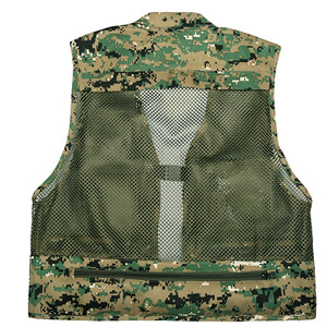<span class=keywords><strong>Gilet</strong></span> de pêcheur multi-poches pour <span class=keywords><strong>homme</strong></span>, 100% coton, pour l'escalade, la pêche, la randonnée, le journalisme, la photographie, le camping - Product Image 2
