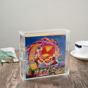 Nouveauté : Étui en acrylique transparent moderne personnalisé avec une épaisseur de 8 mm pour boîte de boosters japonaise Pokémon - Product Image 1