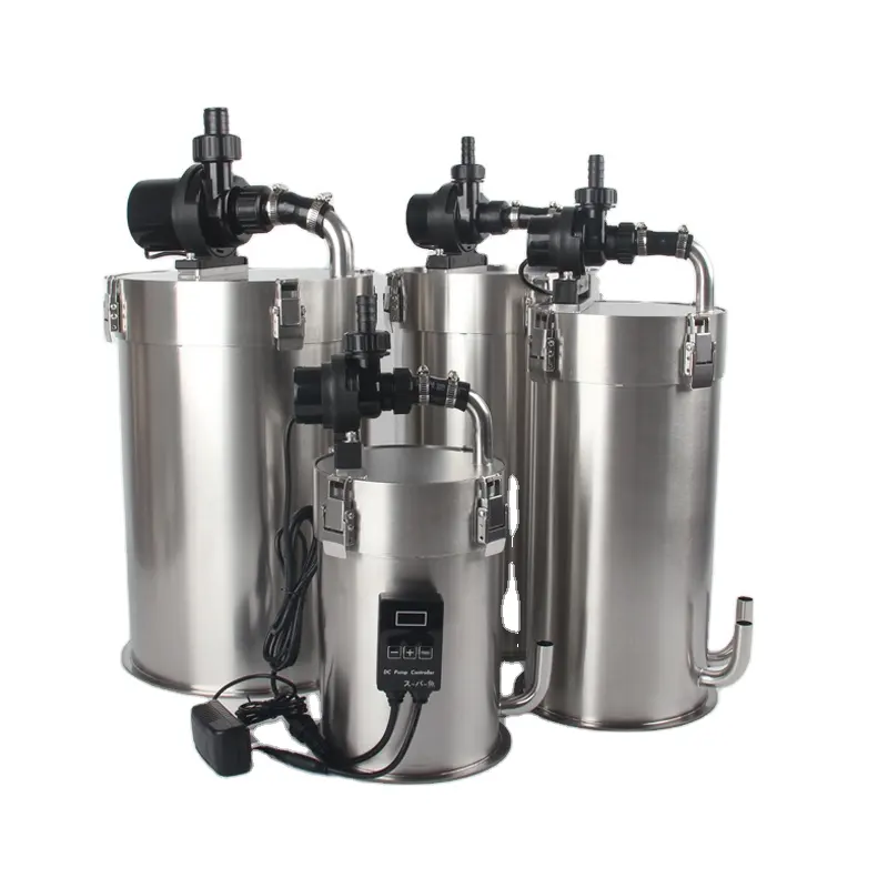 Wholesale Customized Stainless Steel Filter Canister Aquarium External Filter For Aquarium System