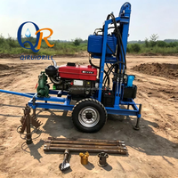 Foreuse de puits portable, mini, compacte, pour forage de puits d'eau profond de 200m
