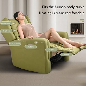 USB Power Swivel Elektrischer Liegestuhl für Erwachsene Unendliche Position <span class=keywords><strong>Massage</strong></span> Wärme für Körper für Wohnzimmer Rocker Sofa Stuhl - Product Image 4