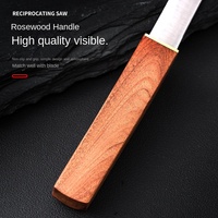 Couteau double lame Dragon Phénix en acier D2, tranchant, portable, pour la défense personnelle, le camping, avec manche en bois et métal – Offre Spéciale