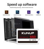 OEM SSD Kunup SATA 240 ГБ 120 ГБ 128 ГБ 480 ГБ 512 ГБ 1 ТБ 2 ТБ 2,5-дюймовый внутренний твердотельный накопитель SATA с полной емкостью