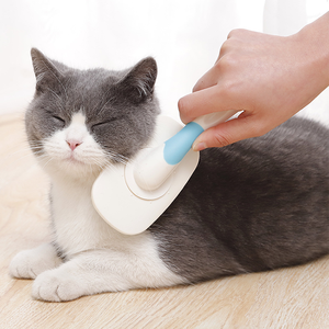Peine de pelo para mascotas pequeñas al por mayor, cepillo para gatos y perros, acero inoxidable y plástico para mascotas pequeñas, precio de fábrica - Product Image 6