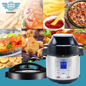 Thiết kế mới 1000W 220V đa chức năng nồi với nồi chiên không khí và nồi áp suất nắp - Product Image 2