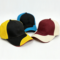 Casquettes de baseball Oxford unisexe personnalisées de haute qualité 100 % coton 6 panneaux style sportif, professionnel et urbain Argyle/à pois/à motifs fruités Quatre motifs courants