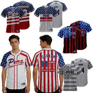 FQ Custom American <strong>Baseball</strong> <strong>Jersey</strong> Sublimation Digital <strong>Camo</strong> <strong>Baseball</strong> <strong>Jerseys</strong> Full Buttons <strong>Baseball</strong> <strong>Jerseys</strong> for Sports Uniforms - Product Image 1