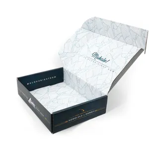Hot sale Customized Design folding cardboard rigid skin care makeup gift packing box with custom printing