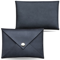 Casing Dompet Koin Bisnis Kulit Kuda Gila, Pemegang Kartu Amplop Logo Kustom Dompet Koin Kredit Bisnis Kulit Kuda Gila
