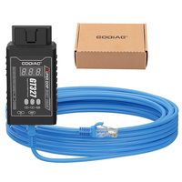 GODIAG GT327 ELM327 V1.5 Bluetooth 4.0 Strumento di Diagnostica Auto OBD2 con Supporto Protocollo DOIP ENET e Visualizzazione Voltaggio in Tempo Reale