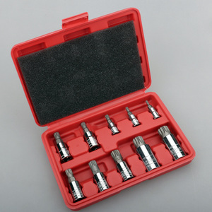 DZT/Dongzhe 10 Pc <b>Socket</b> Set 1/4 In Hex Metric Chromium Vanadium Steel <b>Socket</b> Tools For DIY Use - Product Image 4